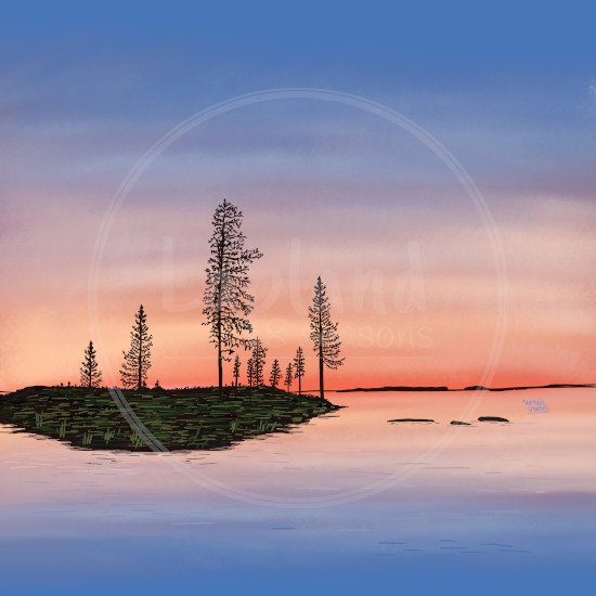 SummerOnitsEnd-Lapland-illustratie Aurealis Creatief